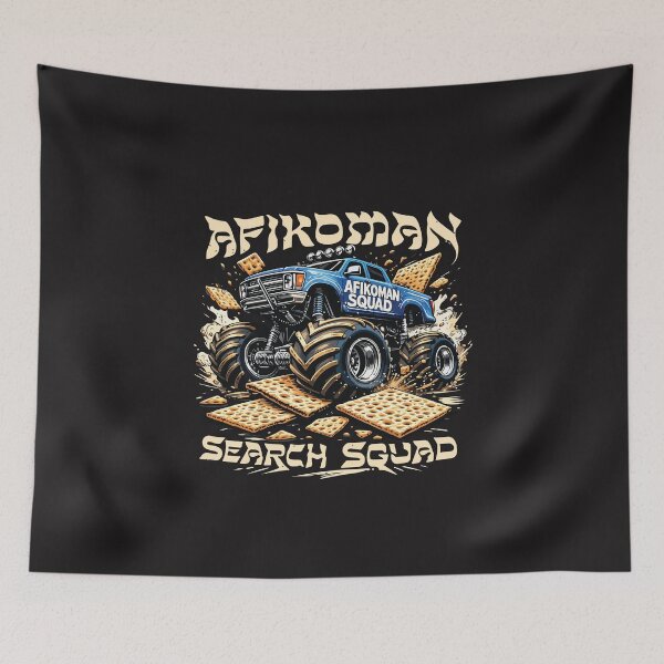 Item preview, Afikoman Search Squad Passover Matzah Monster Truck Kids Design designed and sold by kiralynstration.