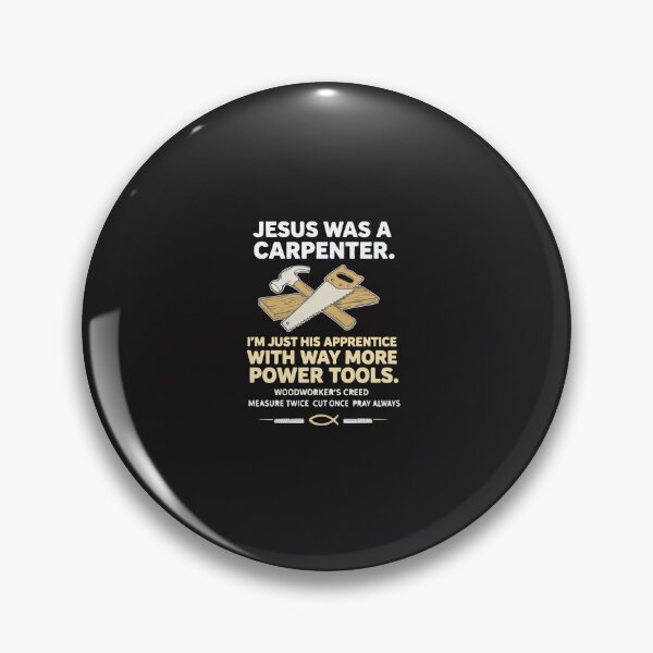 Item preview, Jesus Was a Carpenter Way More Power Tools Funny Christian Humor designed and sold by kiralynstration.