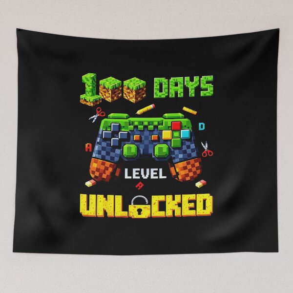 Item preview, 100 Days Level Unlocked Gamer School Celebration designed and sold by FGTV2021.