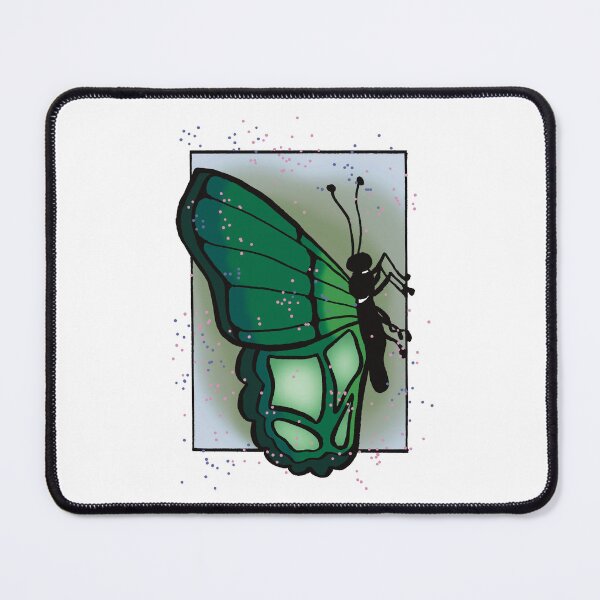 Item preview, Windswept Comic Art - Green Butterfly with Green Background designed and sold by Jeanna’s Designs.