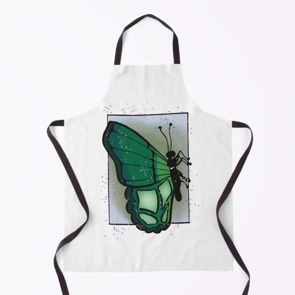 Item preview, Windswept Comic Art - Green Butterfly with Green Background designed and sold by Jeanna’s Designs.