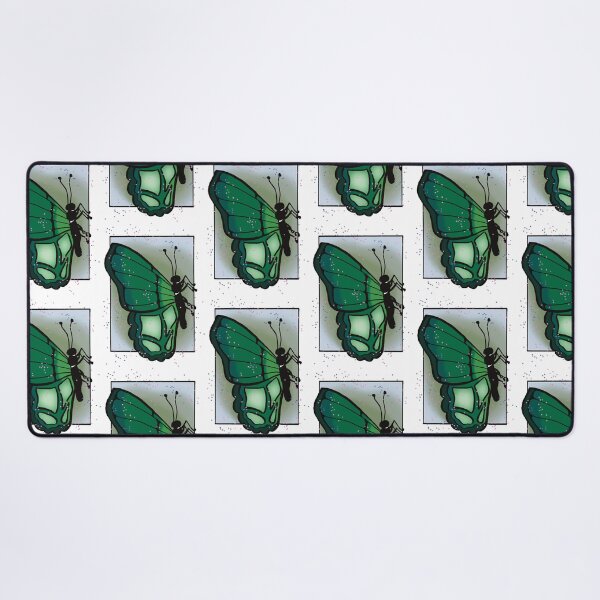 Item preview, Windswept Comic Art - Green Butterfly with Green Background designed and sold by Jeanna’s Designs.