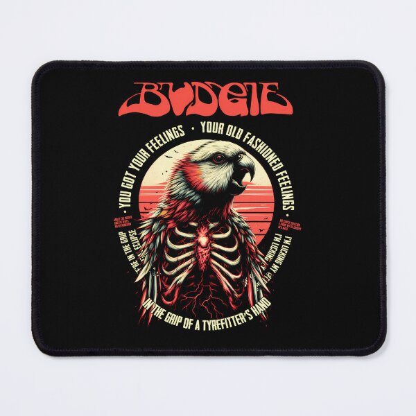 Item preview, Budgiein the grip of a tyrefitter’s hand designed and sold by yonen.