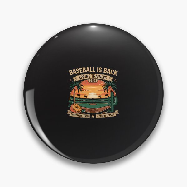 Item preview, Spring Training Baseball Is Back 2026 Retro Stadium Sunset Vintage designed and sold by kiralynstration.