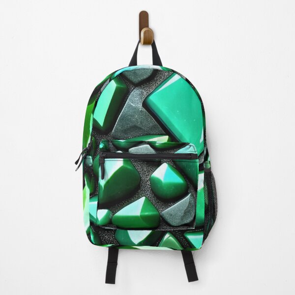 Item preview, Green Crystal Geometric Pattern Art designed and sold by astersgraphics.