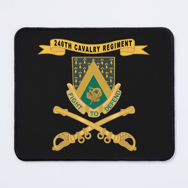 Item preview, Army  - 240th Cavalry Regiment w Ribbon - Br X 300 designed and sold by Military Insignia Products.