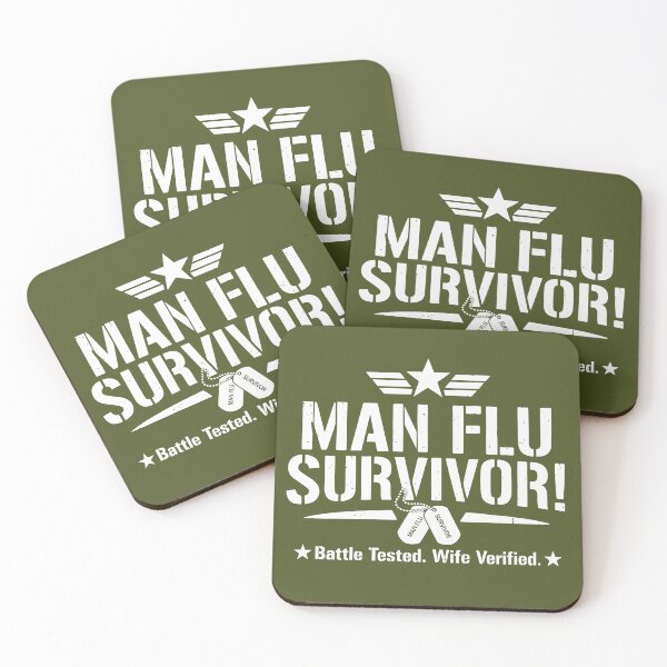 Item preview, Man Flu Survivor – Battle Tested, Wife Verified designed and sold by JPees.