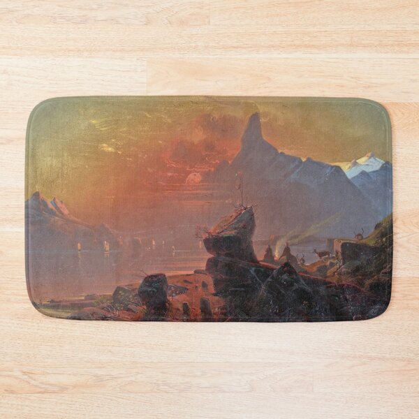 Item preview, Aftonrodnad över en fjord - Franz Wilhelm Schiertz  designed and sold by Vintage Designs +.