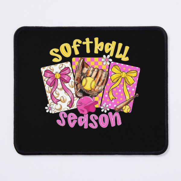 Item preview, Girls Softball Season Bow designed and sold by KroghDs.