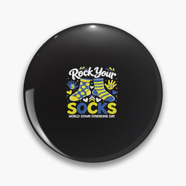 Item preview, Rock Your Socks 3 21 Down Syndrome Day Awareness Colorful Support designed and sold by kiralynstration.