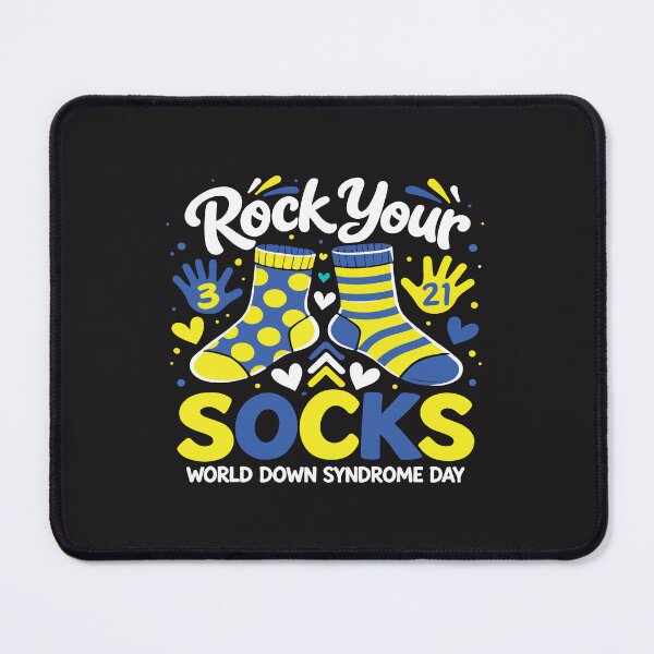 Item preview, Rock Your Socks 3 21 Down Syndrome Day Awareness Colorful Support designed and sold by kiralynstration.