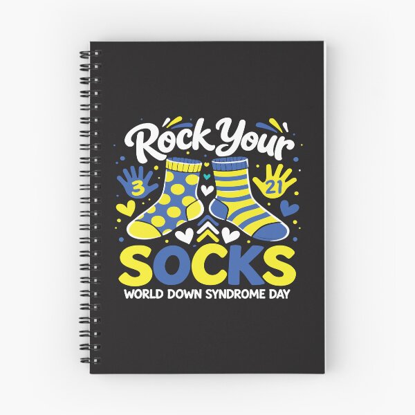 Item preview, Rock Your Socks 3 21 Down Syndrome Day Awareness Colorful Support designed and sold by kiralynstration.