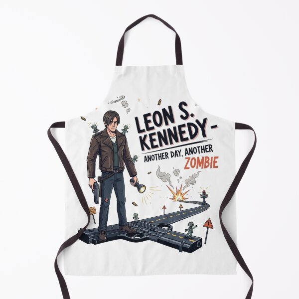 Item preview, Leon Kennedy Another Day Another Zombie Funny Meme designed and sold by VitalDesigner.