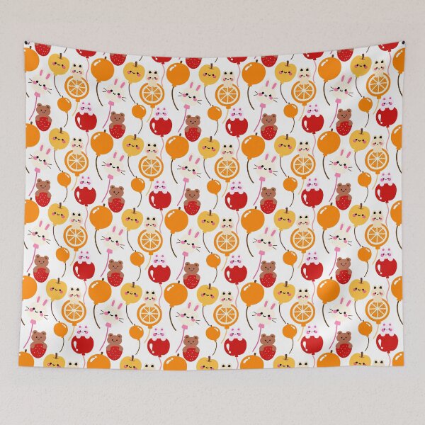 Item preview, Fruit Balloon Adventure Seamless designed and sold by KJackArtwork.