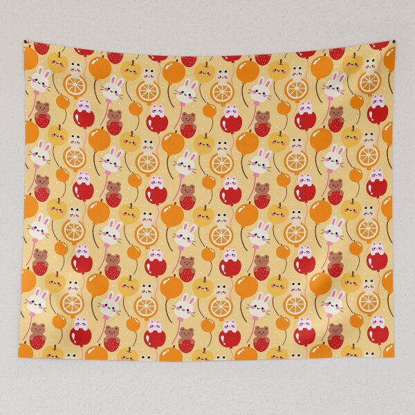 Item preview, Fruit Balloon Adventure Seamless designed and sold by KJackArtwork.