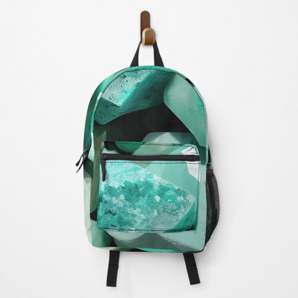 Item preview, Emerald Gemstone Geometric Crystal Pattern designed and sold by astersgraphics.