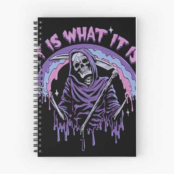 Item preview, Death  It Is What It Is  Pastel Goth Grim Reaper Drip designed and sold by TodTrantowII.