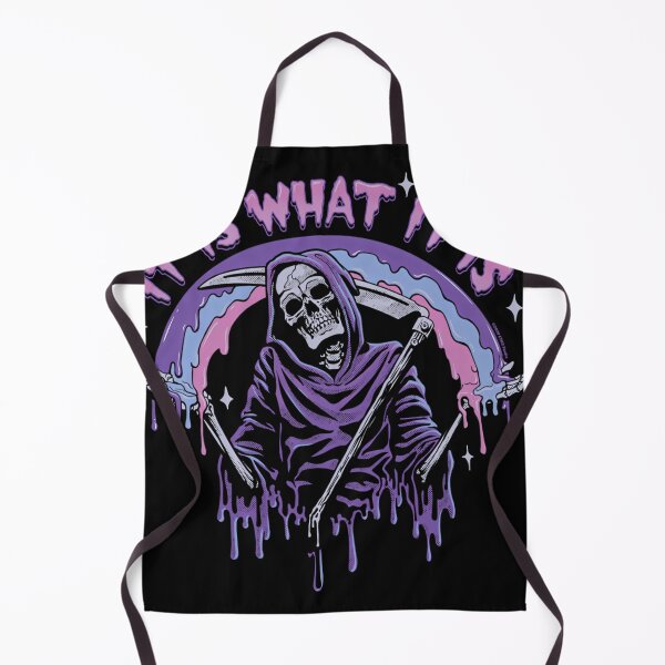 Item preview, Death It Is What It Is Pastel Goth Grim Reaper Drip designed and sold by TodTrantowII.