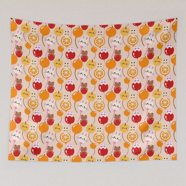 Item preview, Fruit Balloon Adventure Seamless designed and sold by KJackArtwork.