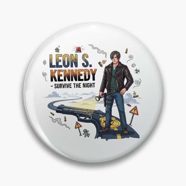 Item preview, Leon Kennedy Survive The Night Funny Meme designed and sold by VitalDesigner.