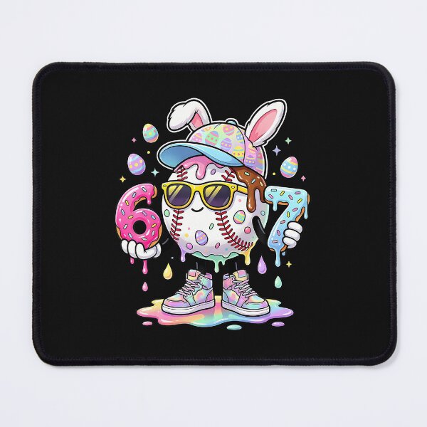 Item preview, Easter Bunny Baseball Ice Cream Drip 67 designed and sold by Imalyanmani.