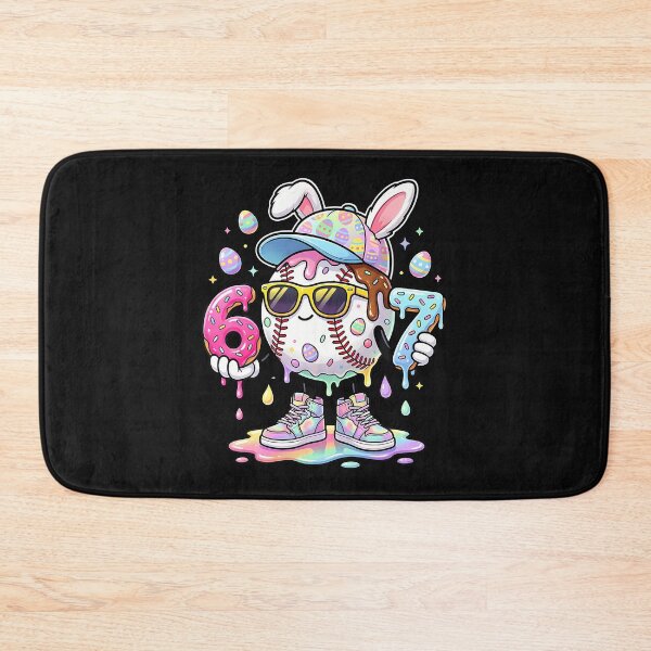 Item preview, Easter Bunny Baseball Ice Cream Drip 67 designed and sold by Imalyanmani.