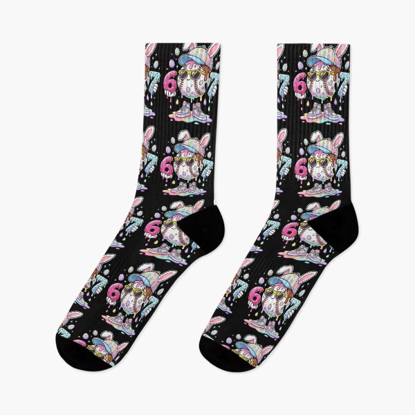 Item preview, Easter Bunny Baseball Ice Cream Drip 67 designed and sold by Imalyanmani.