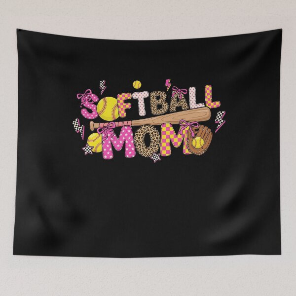Item preview, Softball Mom Bow designed and sold by KroghDs.