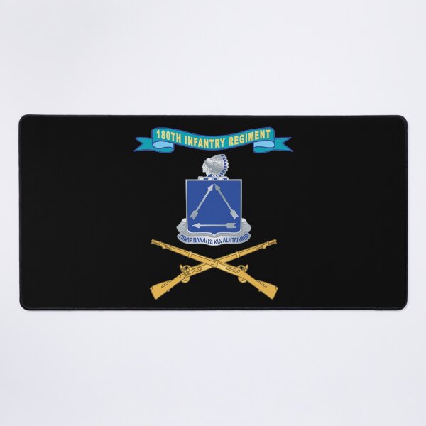 Item preview, Army  - 180th Infantry Regiment w Ribbon - Br X 300 designed and sold by Military Insignia Products.