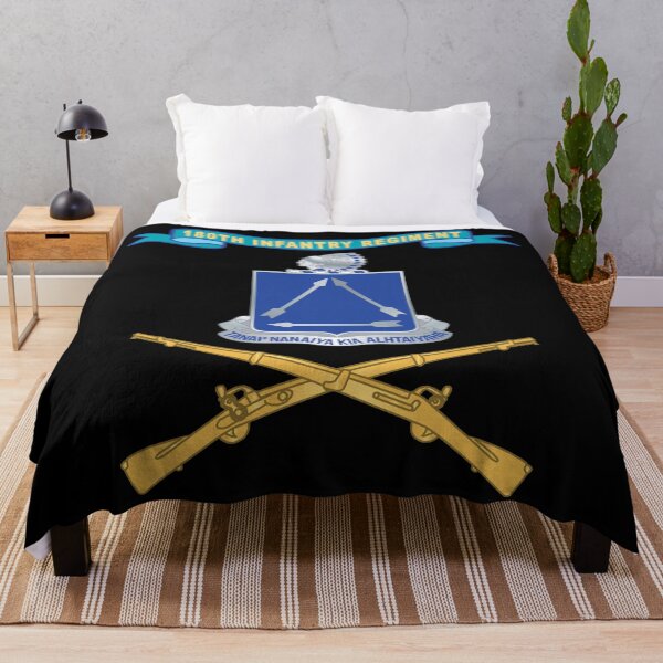 Item preview, Army - 180th Infantry Regiment w Ribbon - Br X 300 designed and sold by Military Insignia Products.