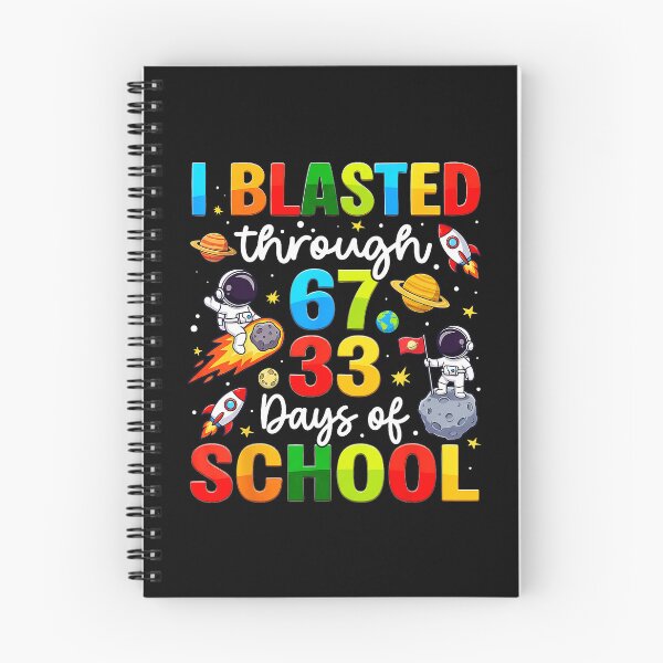 Item preview, I Blasted 67+33 Days of School Funny Space Math  designed and sold by gladysenglish.