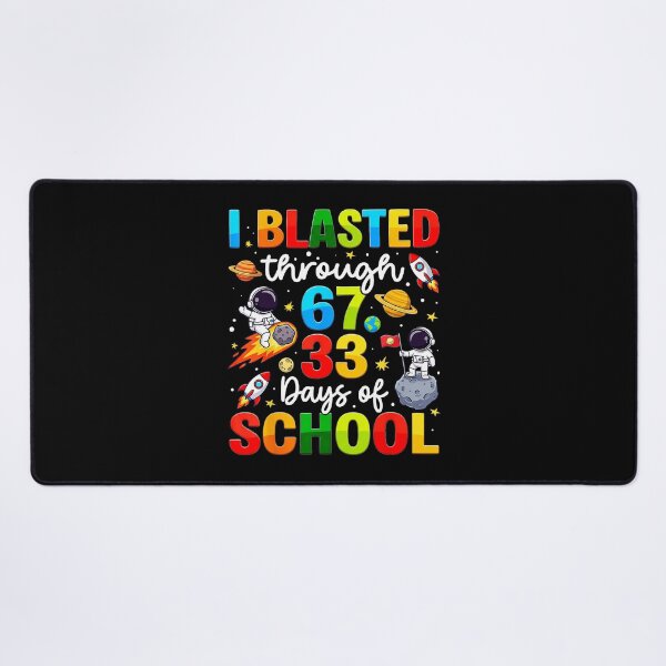 Item preview, I Blasted 67+33 Days of School Funny Space Math  designed and sold by gladysenglish.