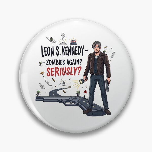 Item preview, Leon Zombie Again Funny Meme designed and sold by VitalDesigner.