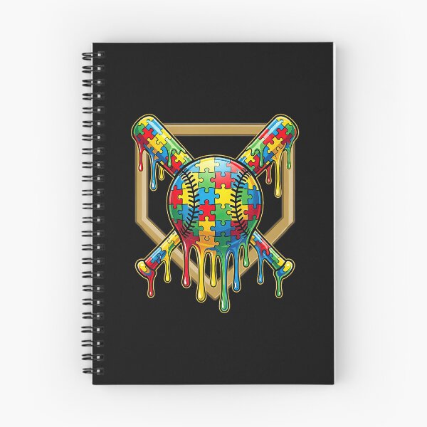 Item preview, Puzzle Piece Baseball Icecream Drip Autism Awareness designed and sold by Imalyanmani.