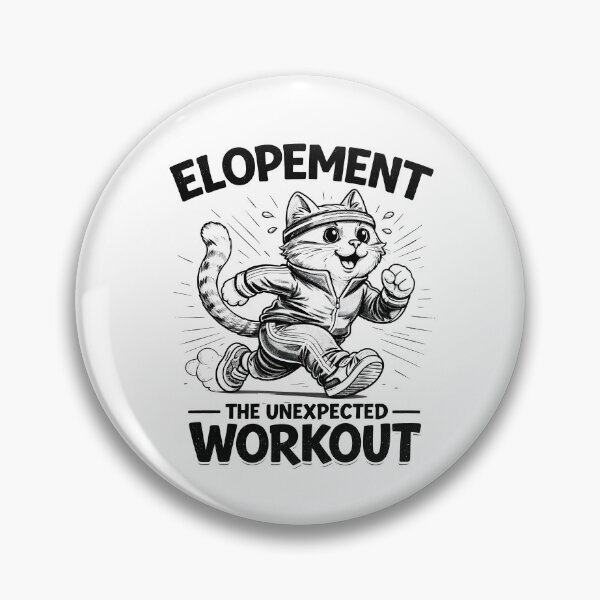 Item preview, Elopement The Unexpected Workout Cat  designed and sold by JODYSMORGAN.
