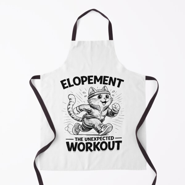 Item preview, Elopement The Unexpected Workout Cat designed and sold by JODYSMORGAN.