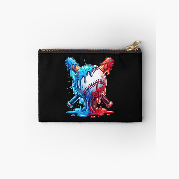 Item preview, Baseball Drip Ice Cream Bright Crossed Bat Melt designed and sold by Imalyanmani.