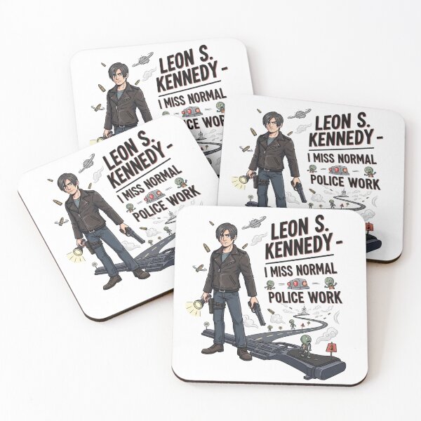 Item preview, Leon Kennedy Miss Normal Police Work Funny Meme designed and sold by VitalDesigner.