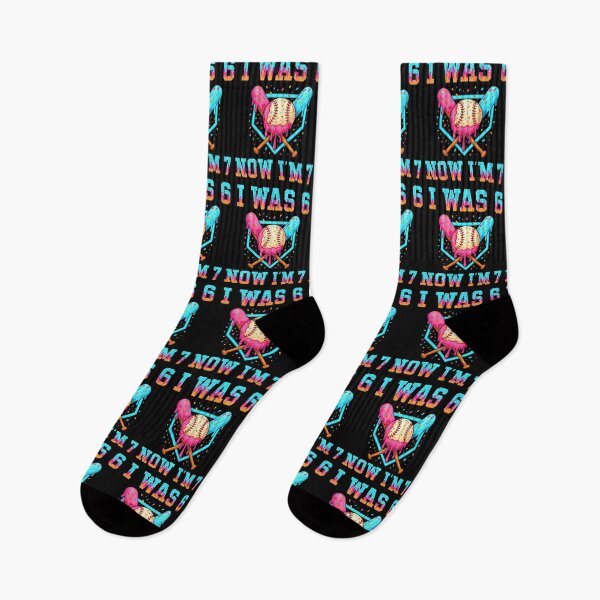 Item preview, I Was 6 Now Im 7 Baseball Drip designed and sold by Imalyanmani.