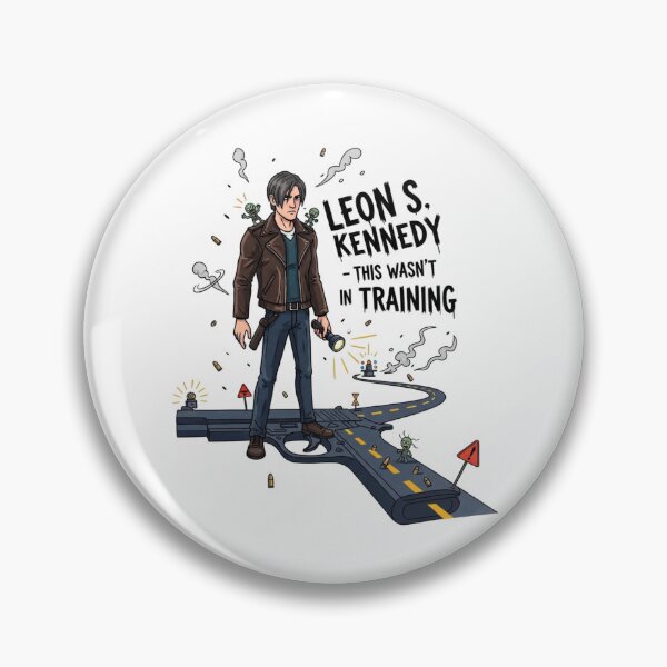 Item preview, Leon Kennedy This Wasn't In Training Funny Meme designed and sold by VitalDesigner.
