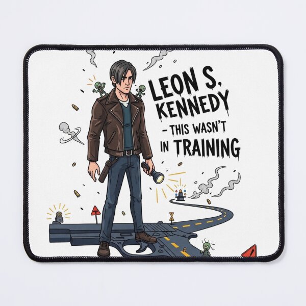 Item preview, Leon Kennedy This Wasn't In Training Funny Meme designed and sold by VitalDesigner.