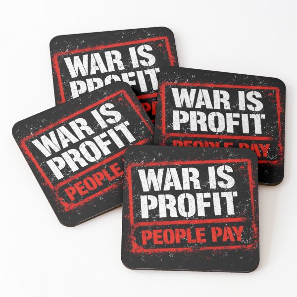 Item preview, War Is Profit People Pay Anti War Protest Design designed and sold by HAEUNINE.