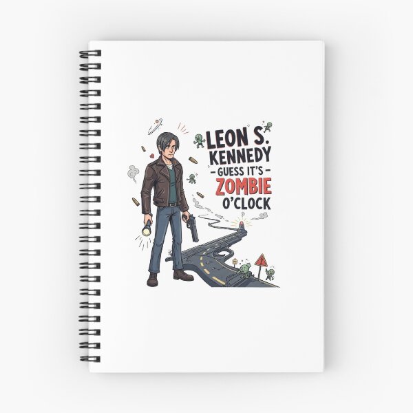Item preview, Leon Kennedy Guess It's Zombie O'Clock Funny Meme designed and sold by VitalDesigner.