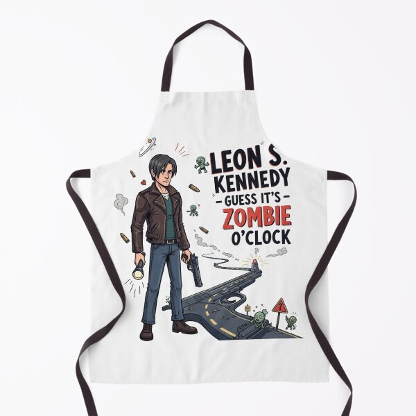 Item preview, Leon Kennedy Guess It's Zombie O'Clock Funny Meme designed and sold by VitalDesigner.