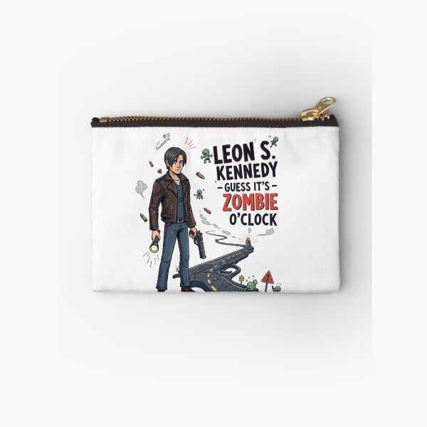 Item preview, Leon Kennedy Guess It's Zombie O'Clock Funny Meme designed and sold by VitalDesigner.