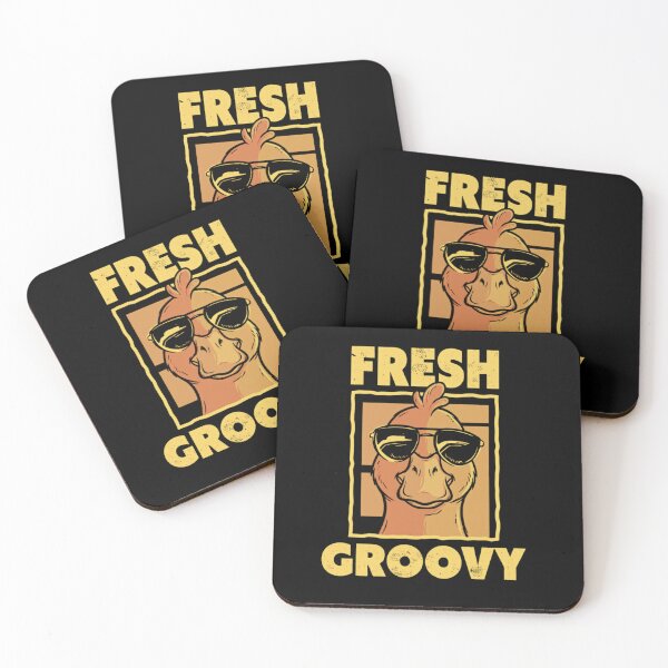 Item preview, Fresh Groovy Duck with Sunglasses Funny Retro Duck Design designed and sold by LittleLoopArt.