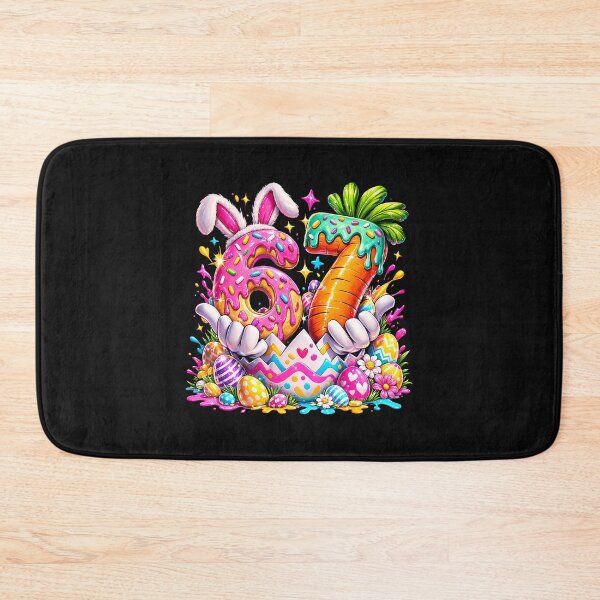 Item preview, Easter Eggs Funny Bunny Six Seven 67 Memes designed and sold by Imalyanmani.