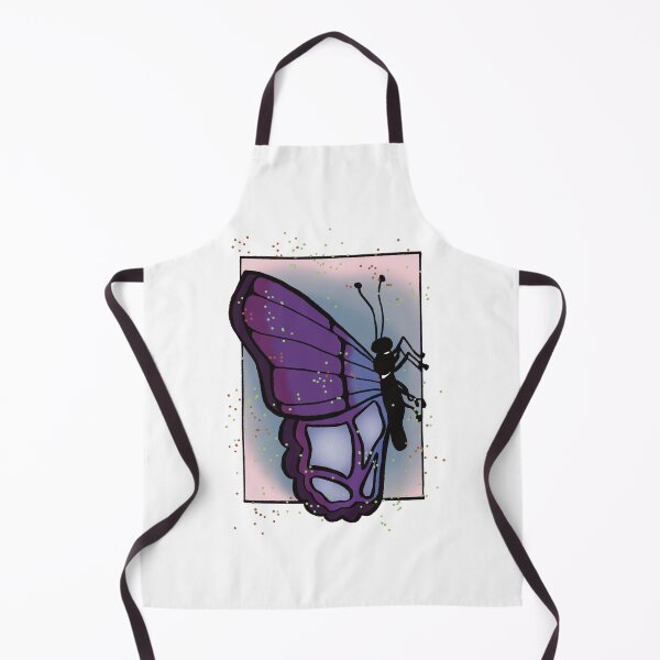 Item preview, Windswept Comic Art - Purple Butterfly with Blue and Pink Background designed and sold by Jeanna’s Designs.