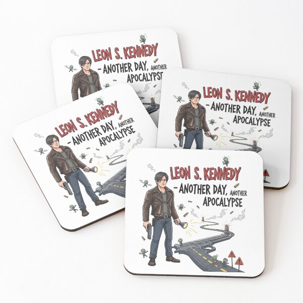 Item preview, Leon Kennedy Another Day Another Apocalypse Funny Meme designed and sold by VitalDesigner.