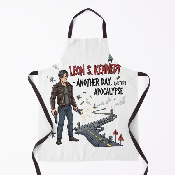 Item preview, Leon Kennedy Another Day Another Apocalypse Funny Meme designed and sold by VitalDesigner.